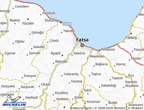 Mappa MICHELIN Kaleönü - ViaMichelin