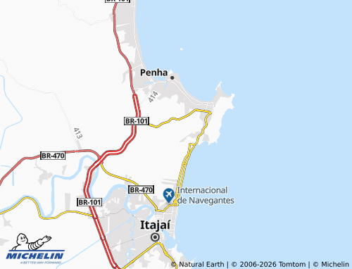 Mapa MICHELIN Santa Lídia - ViaMichelin