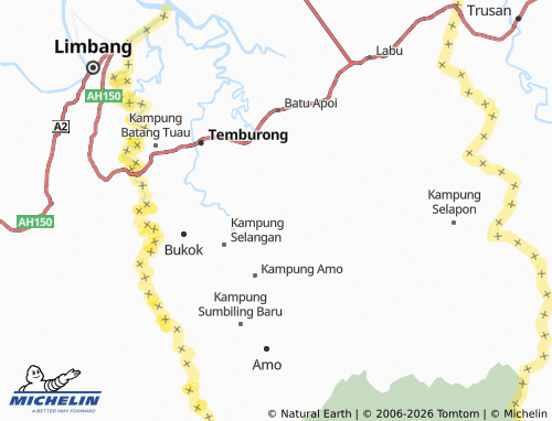 Mappa MICHELIN Kampung Biang - ViaMichelin