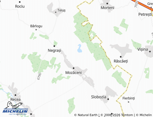 MICHELIN Zidurile map - ViaMichelin