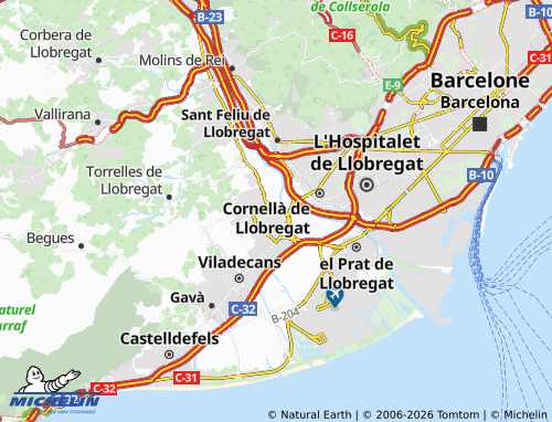 MICHELIN Sant Boi de Llobregat map - ViaMichelin