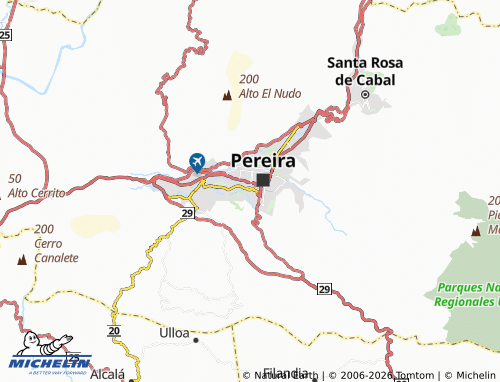 MICHELIN Los Profesionales map - ViaMichelin