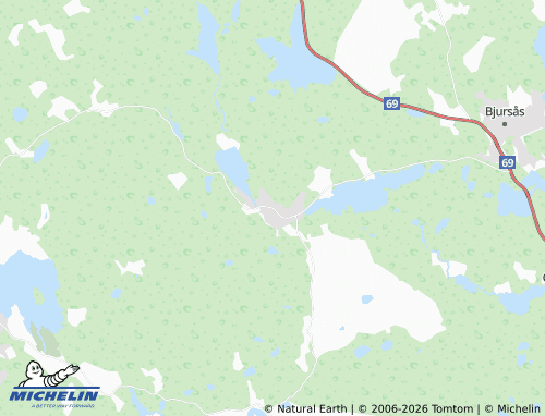 MICHELIN Sågmyra map - ViaMichelin