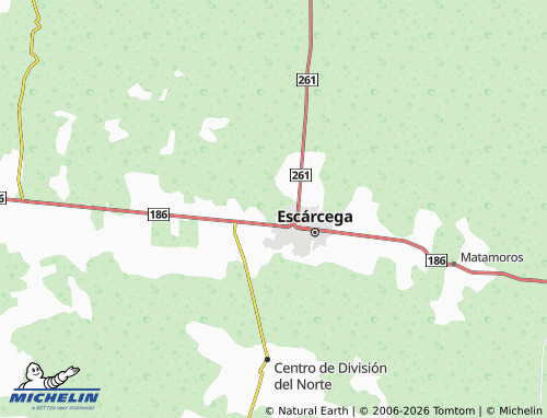 MICHELIN Los Tres Poderes map - ViaMichelin