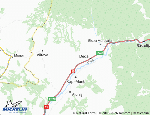 Mappa MICHELIN Pietriș - ViaMichelin