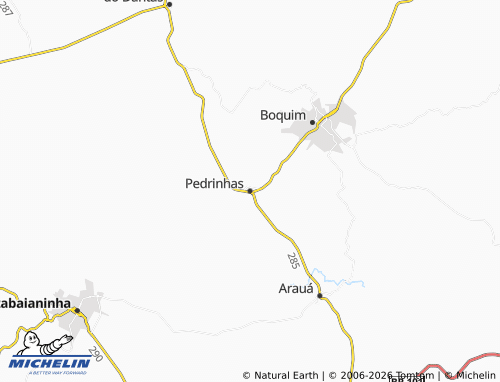 Mapa MICHELIN Pedrinhas - ViaMichelin