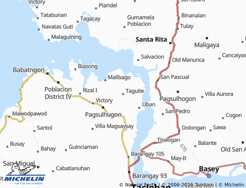 MICHELIN Taguite map - ViaMichelin