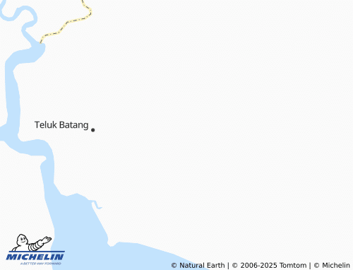 MICHELIN Sungai Paduan map - ViaMichelin