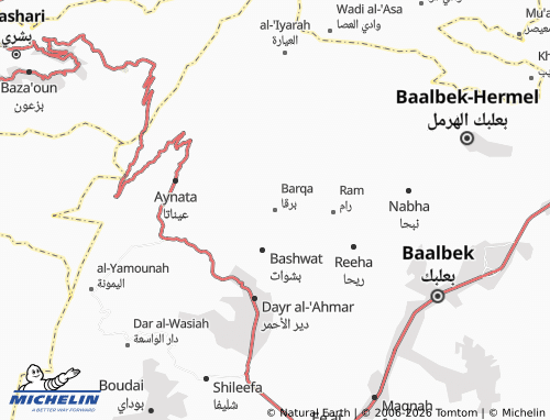 Carte MICHELIN Barqa - ViaMichelin