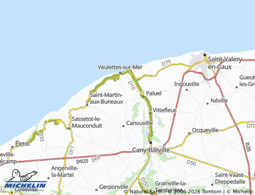 Mappa MICHELIN Malleville-les-Grès - ViaMichelin