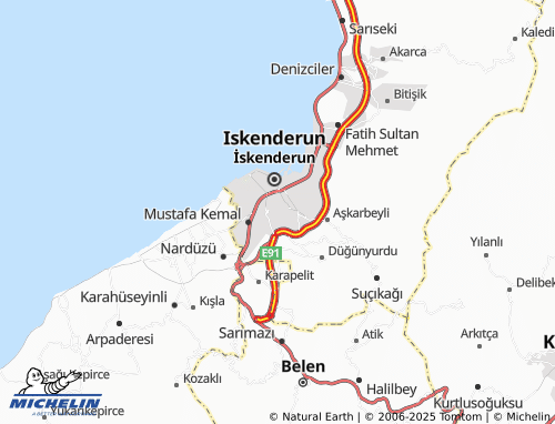 MICHELIN-Landkarte Barıştepe - ViaMichelin