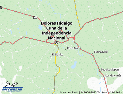 MICHELIN El Rosario map - ViaMichelin