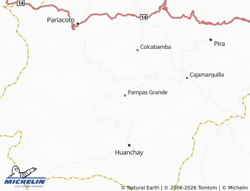 MICHELIN Pampas Grande map - ViaMichelin