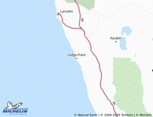 MICHELIN Ledge Point map - ViaMichelin