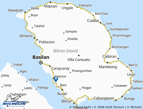 MICHELIN Capinahan map - ViaMichelin