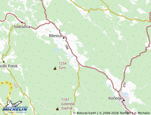 Mappa MICHELIN Dolenja vas - ViaMichelin