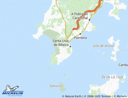 MICHELIN Carreira (San Paio) map - ViaMichelin