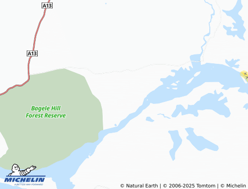 MICHELIN Bagale map - ViaMichelin
