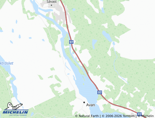 MICHELIN Sävastnäs map - ViaMichelin