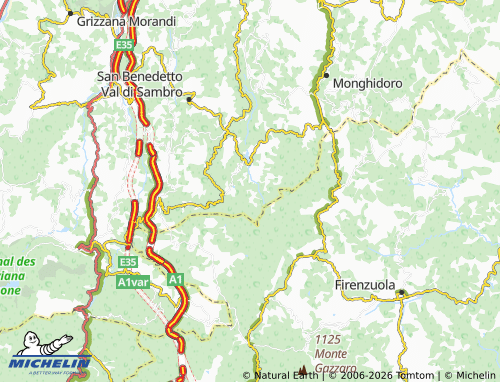 Kaart MICHELIN La Ca' - ViaMichelin