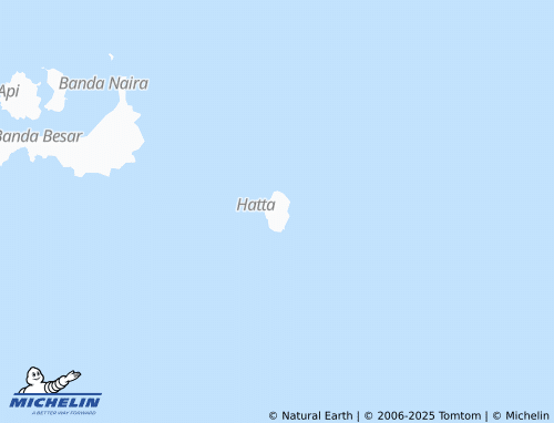 Mapa MICHELIN Pulau Hatta - ViaMichelin