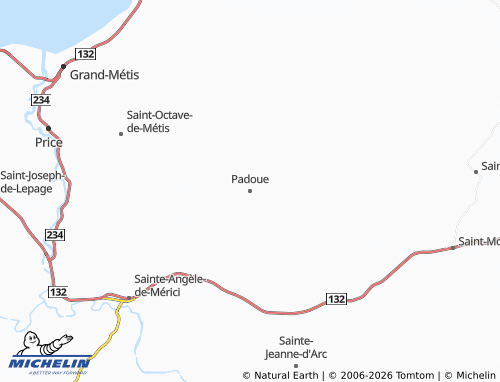 Kaart MICHELIN Padoue - ViaMichelin