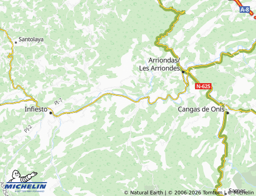 Carte MICHELIN Sebares - ViaMichelin