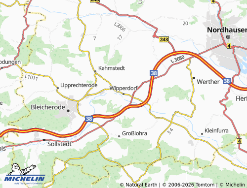MICHELIN Wipperdorf map - ViaMichelin