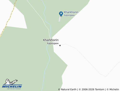 MICHELIN Kharkhorin map - ViaMichelin