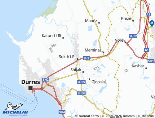 Mappa MICHELIN Sukth i Ri - ViaMichelin