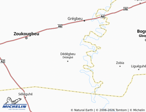 MICHELIN-Landkarte Dahirougbeu - ViaMichelin
