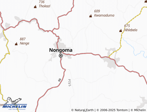 MICHELIN KwaDlabe map - ViaMichelin