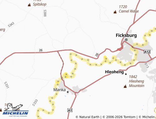 MICHELIN-Landkarte Ha Ramochana - ViaMichelin