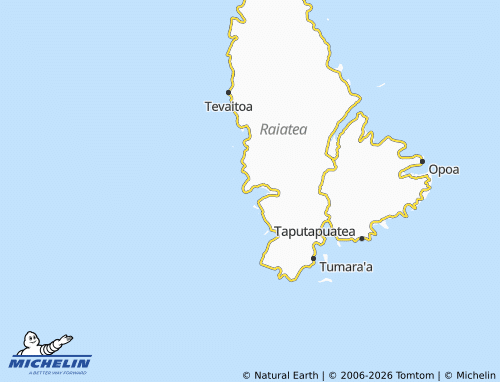 MICHELIN Vaia'au map - ViaMichelin