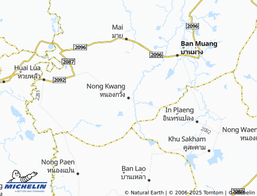 MICHELIN Nong Kwang map - ViaMichelin