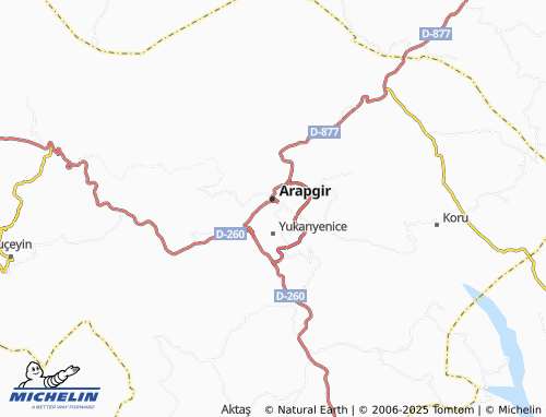 MICHELIN Hocaali map - ViaMichelin