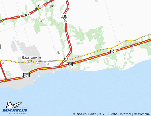 Mapa MICHELIN Newcastle - ViaMichelin