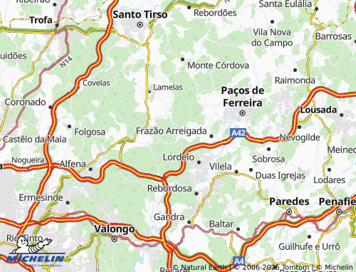 MICHELIN Seroa map - ViaMichelin
