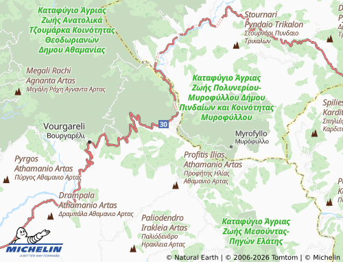 Mappa MICHELIN Terpna - ViaMichelin