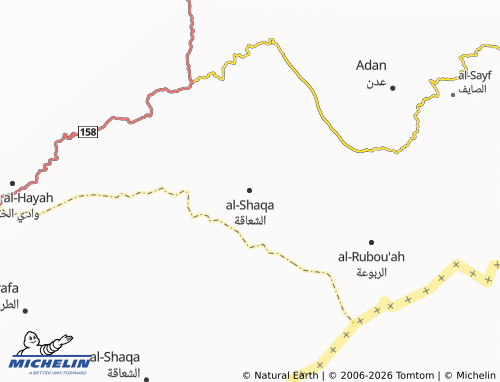 MICHELIN-Landkarte al-Shaqa - ViaMichelin