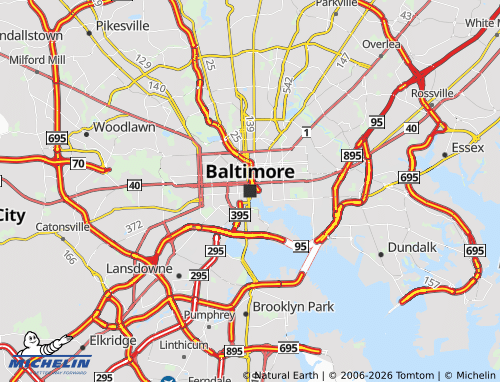 Mapa MICHELIN Baltimore - ViaMichelin