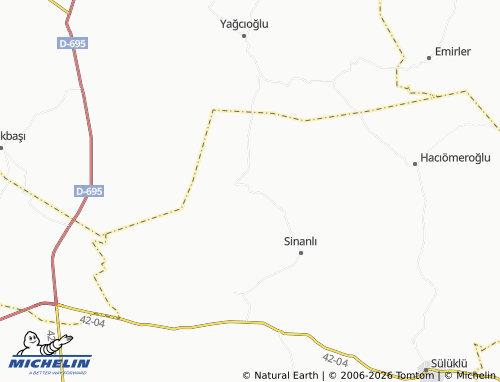 MICHELIN Sevinç map - ViaMichelin