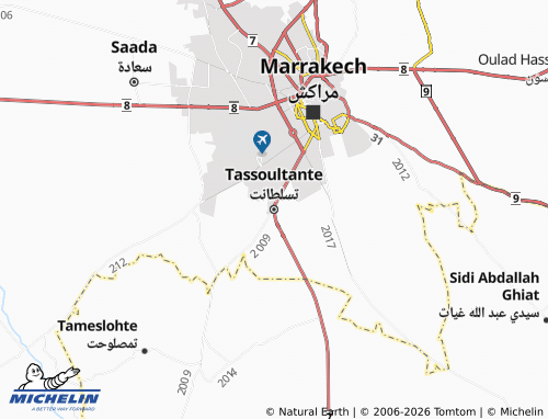 Mapa MICHELIN Tasaltant - ViaMichelin