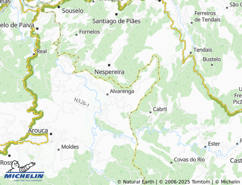 MICHELIN-Landkarte Lebrem - ViaMichelin