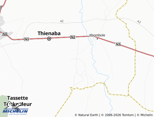 MICHELIN Goundian map - ViaMichelin