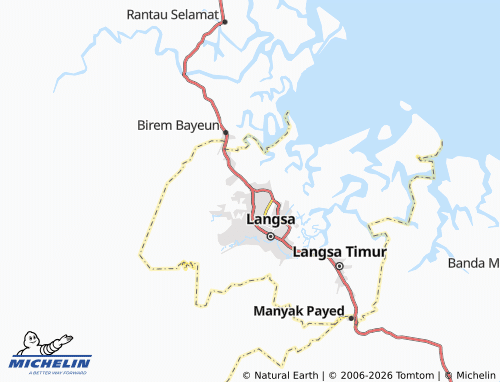 Mappa MICHELIN Birem Puntong - ViaMichelin