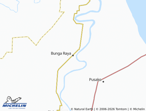 MICHELIN Bunga Raya map - ViaMichelin