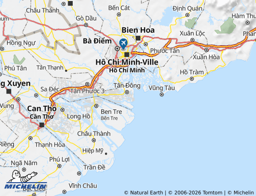 Mapa MICHELIN Gò Công Đông - ViaMichelin
