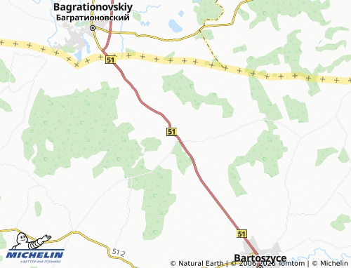 MICHELIN Bezledy map - ViaMichelin