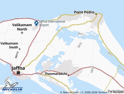 Mapa MICHELIN Vatharavattai - ViaMichelin